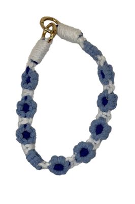 Blue Flower key/phone chain