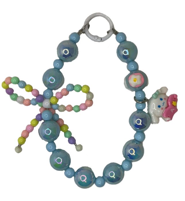 Light Blue key/phone chain