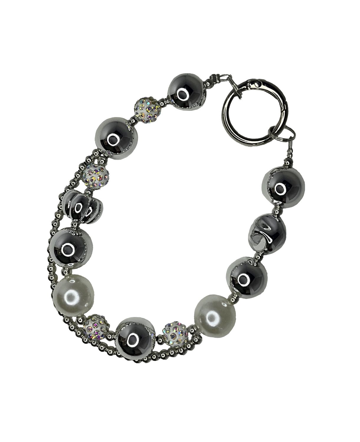 Silver Key/Phone Chain