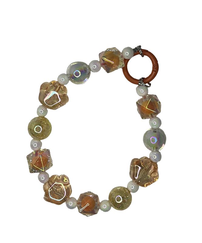 Peach and Pearl Key/phone Chain