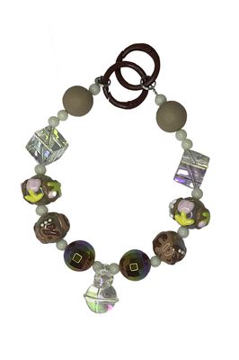 Brown 3D Beads Key/Phone Chain