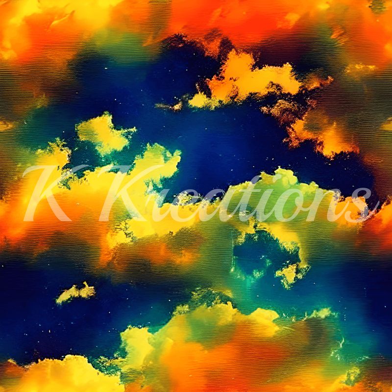 Orange and Golden Clouds