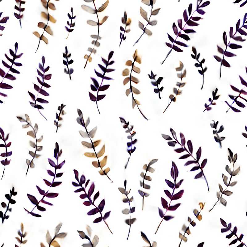 Illusional Watercolor Leaves