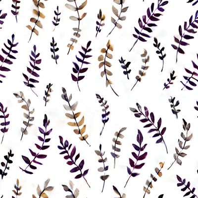 Illusional Watercolor Leaves