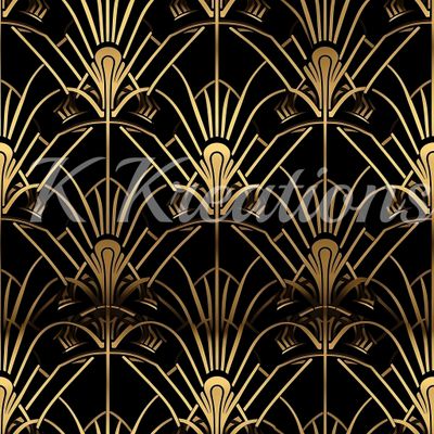 Black and Gold Art Deco