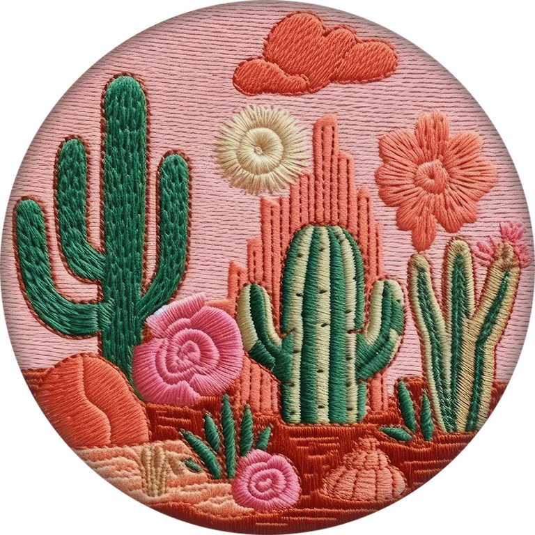 Desert Cactus Car Coaster