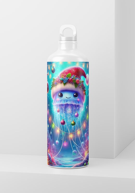Christmas Jellyfish - 20oz Skinny Wrap Only