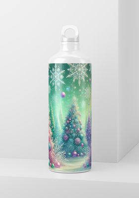 Pastel Christmas Trees - 20oz Skinny Wrap Only