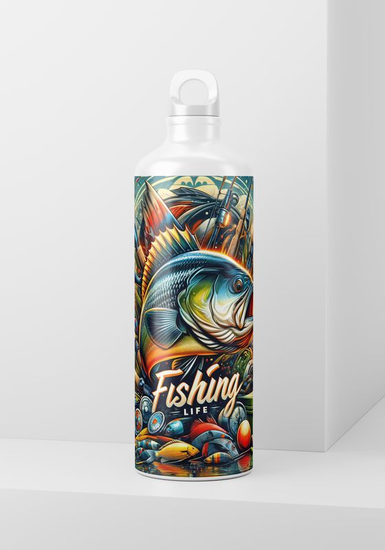 Fishing Life - 20oz Skinny Wrap Only