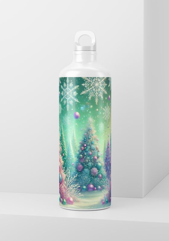 Pastel Christmas Trees - 20oz Skinny Wrap Only