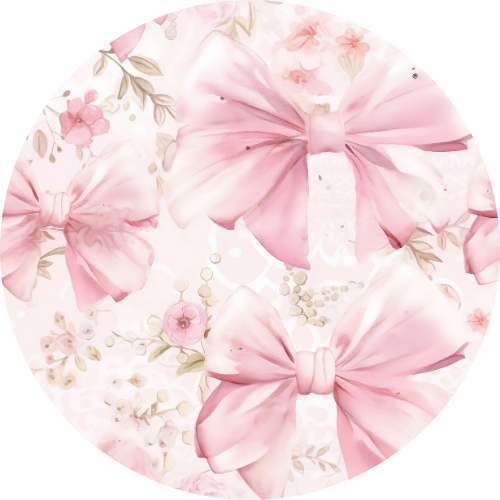 Pink Bow Car Coaster