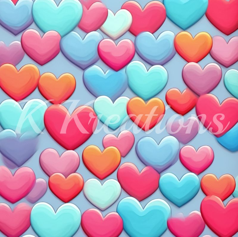 Colorful Heart Cluster