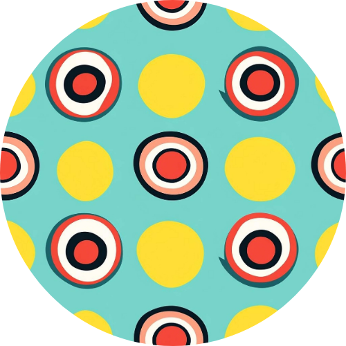 Polka Dots Car Coaster