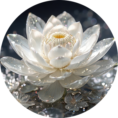 White Lotus Car Coaster