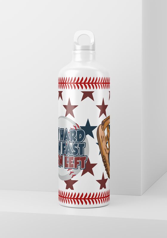 Hit Hard, Run Fast, Turn Left - 20oz Skinny Wrap Only