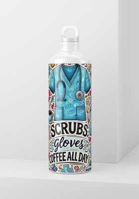 Scrubs and Gloves - 20oz Skinny Wrap Only