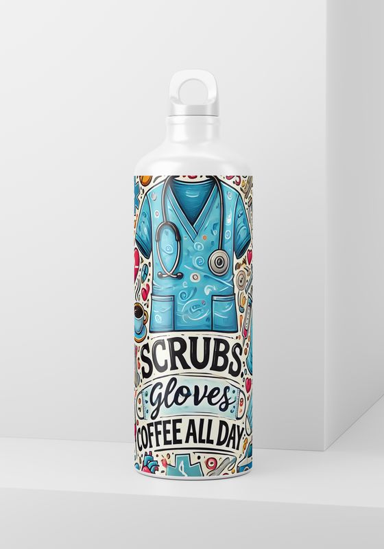 Scrubs and Gloves - 20oz Skinny Wrap Only