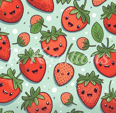 Small Kawaii Strawberries