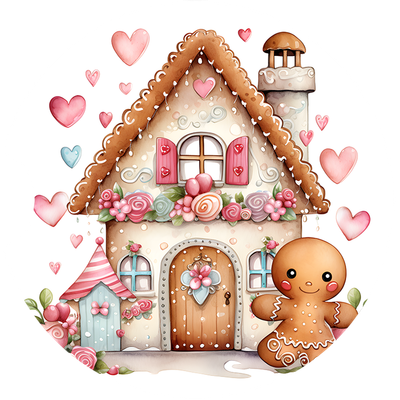 Gingerbread House Car Coaster