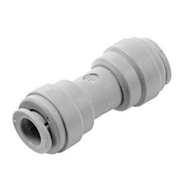 Plastic Push Fit 1/4" Straight Connector