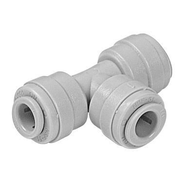 Plastic Push Fit 1/4" Tee Union