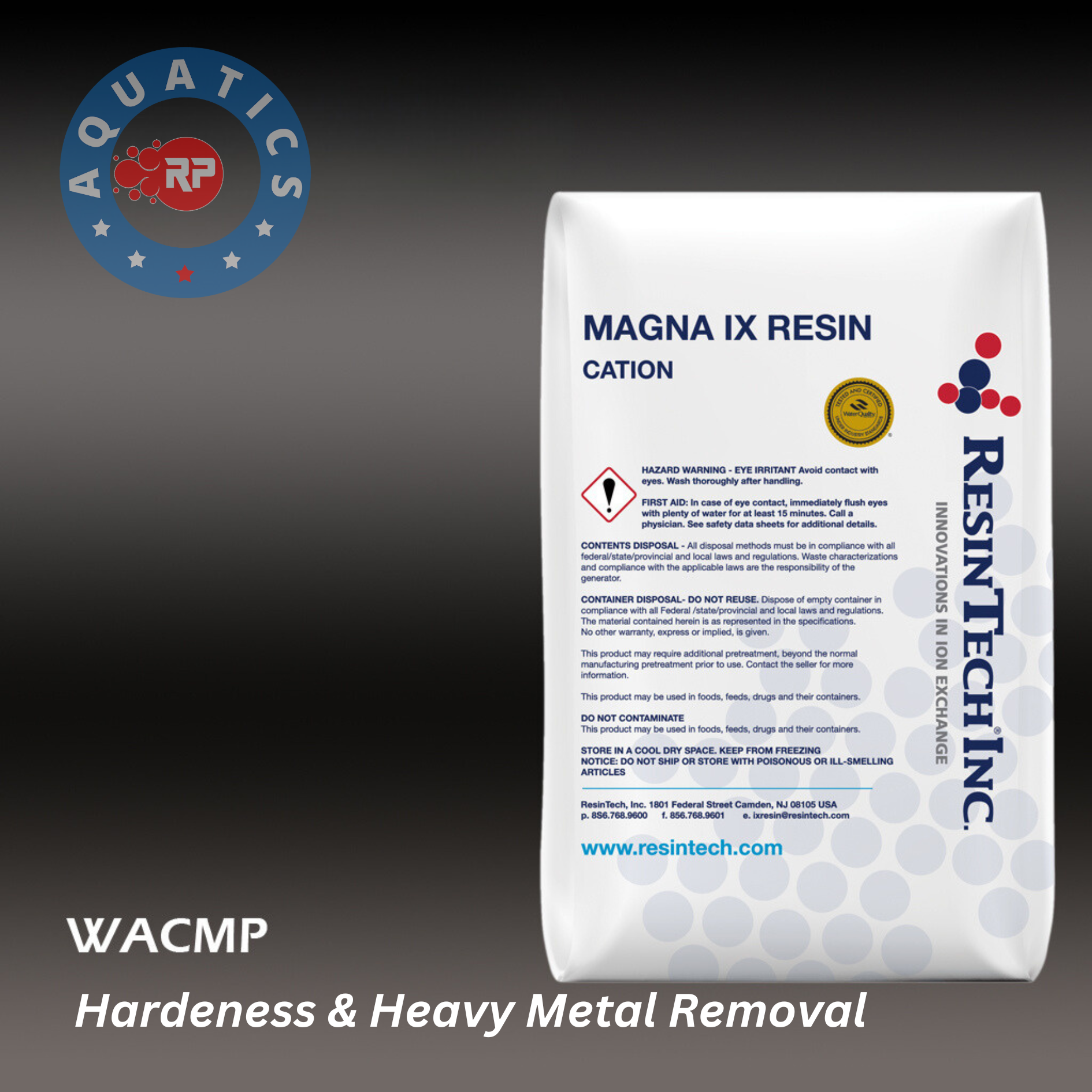 Hardness & Heavy Metal Removal