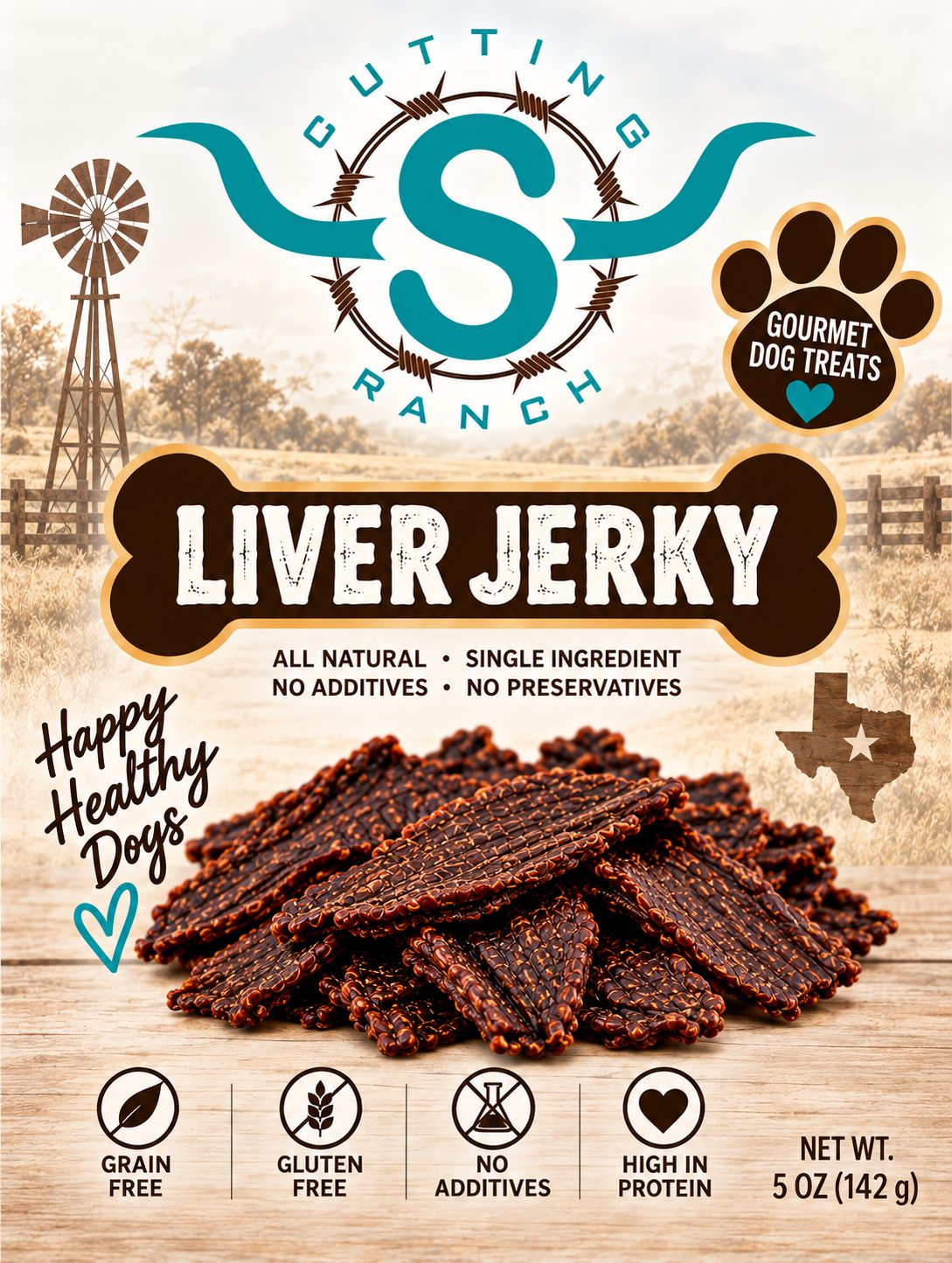 Cutting S Ranch Dog Liver Treats