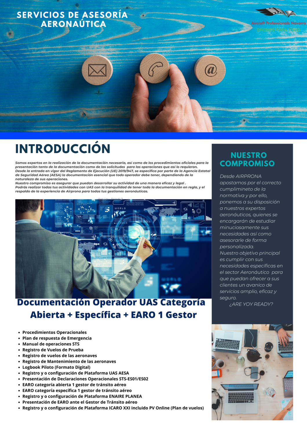 "Documentación Operador UAS Categoría
Abierta + Específica + EARO 1 Gestor"