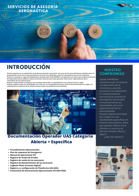 &quot;Documentación Operador UAS Categoría
Abierta + Específica&quot;