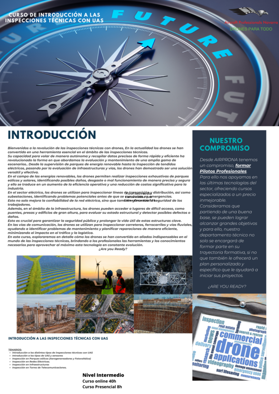 Curso de Inspecciones Técnicas con UAS Intermedio