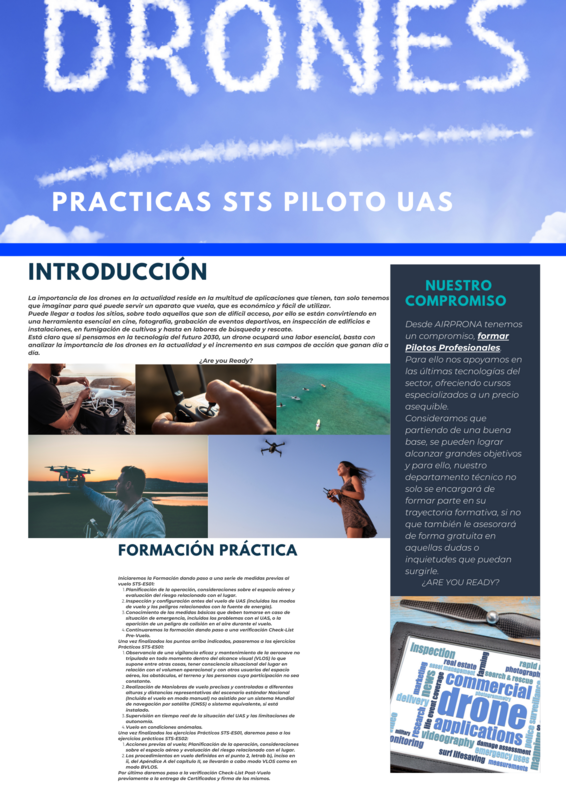 Prácticas STS Piloto UAS