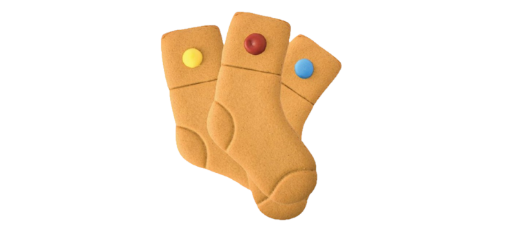 Gingerbread Sock Biscuit 2026