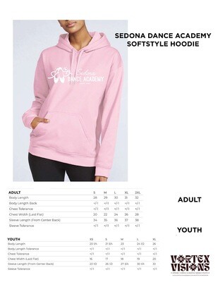 Youth Softstyle Hoodie in Pink