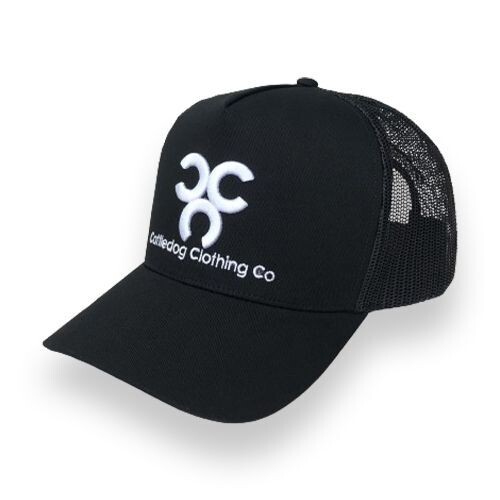 Black Trucker Cap