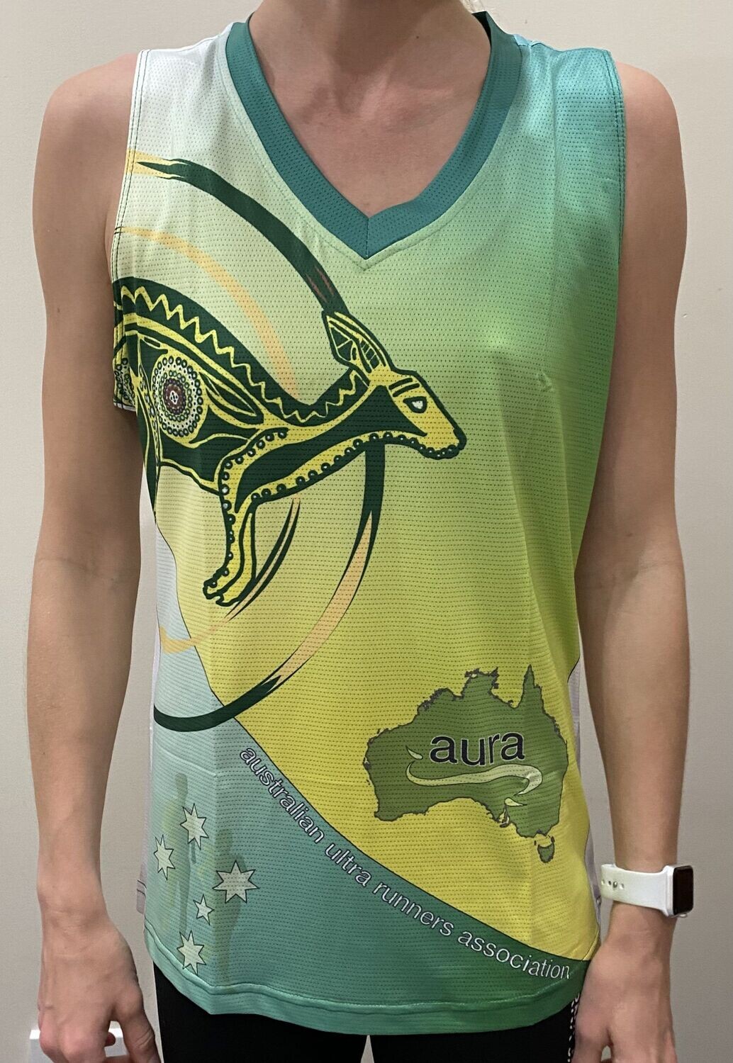 AURA Women's Singlet (V-Neck)