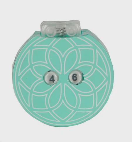 Mindful Teal Row Counter