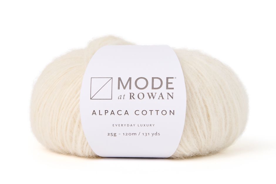 Mode at Rowan Alpaca Cotton (AKA Classic DK), Colour: 014 Snowflake