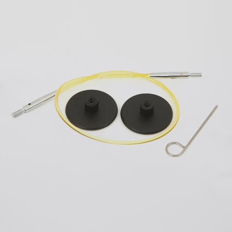 Knitters Pride Interchangeable cords-Colour Coded for Sizes, Length: 16&quot;