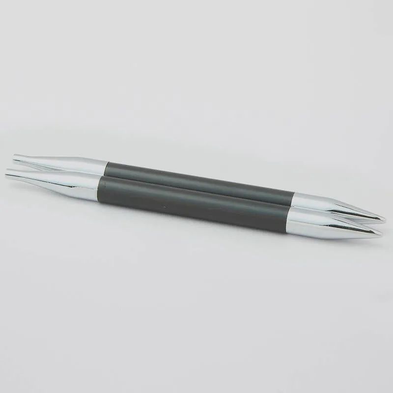 Knitters Pride Karbonz Interchangeable Tips 3 &amp; 5 Inch tips, Needle Length: 3 inch, Needle Size: 3.0mm