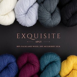 WYS Exquisite 4 Ply Falkland/Silk Blend