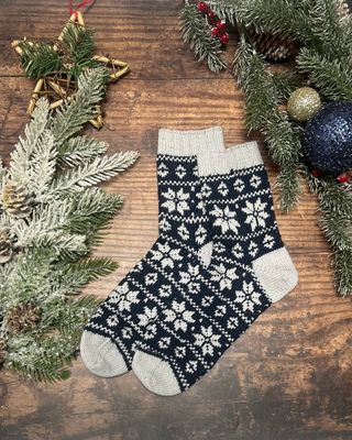 Kits for Knit a Box of Xmas Socks