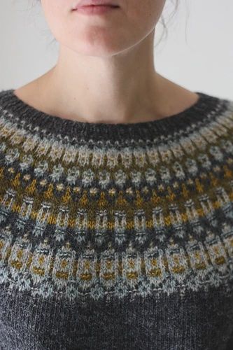 Lunenburg Sweater Kit, Size: 3 base skeins for up to Large