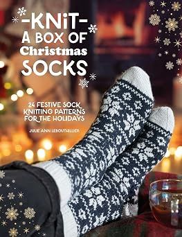Knit a Box of Xmas Socks Book by Julie Ann LeBouthillier