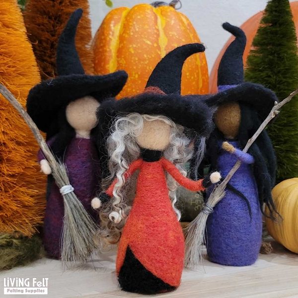 Learn to Felt  in this project based class: 2 hours, Date: Bewitched-Oct 18th 12:30 to 2:30
