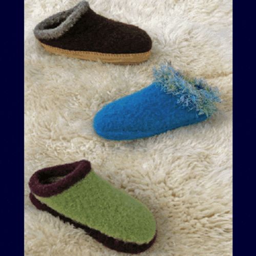 Learn to Make Felted Slippers