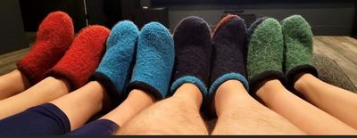 Learn to Make Felted Slippers
