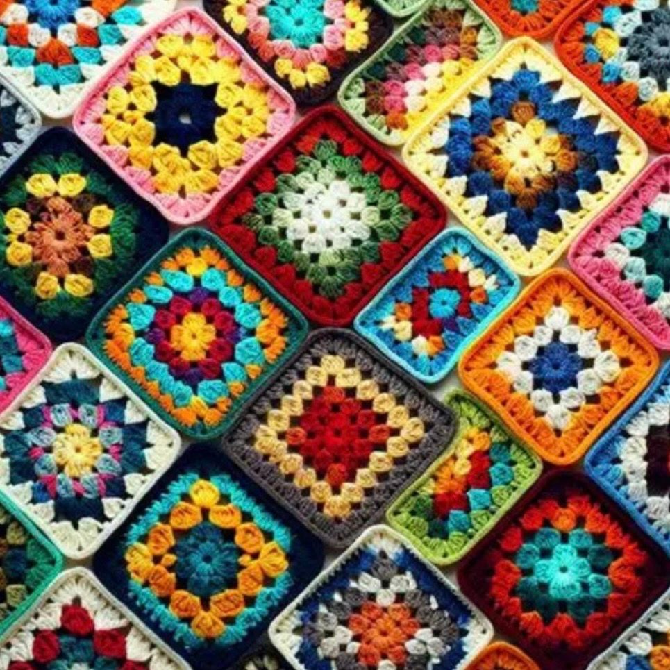 Learn to Make a  Granny Square with Jenn-Workshop, Date: Tuesday Dec 1st from 6:00 to 8:00