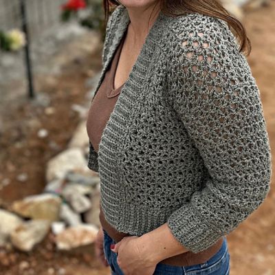 Learn how to Crochet a Cardigan with Jenn-4 weeks