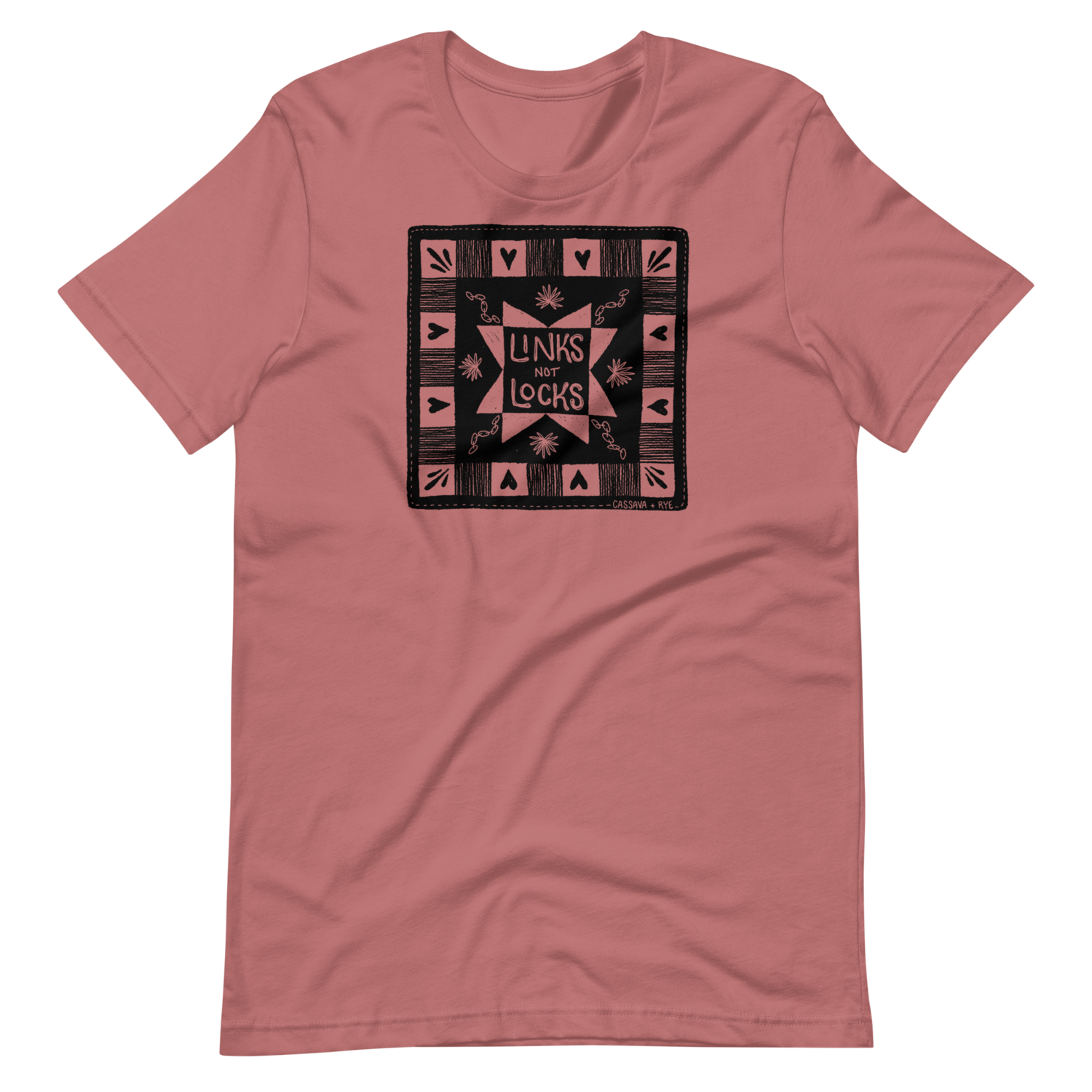 Links Not Locks Premium Cotton Tee