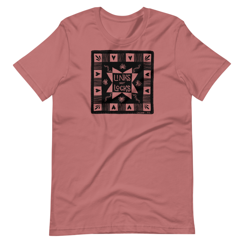 Links Not Locks Premium Cotton Tee